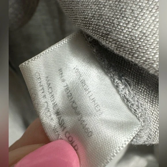 Eileen Fisher  Linen Gray Shirt Medium - Picture 11 of 11